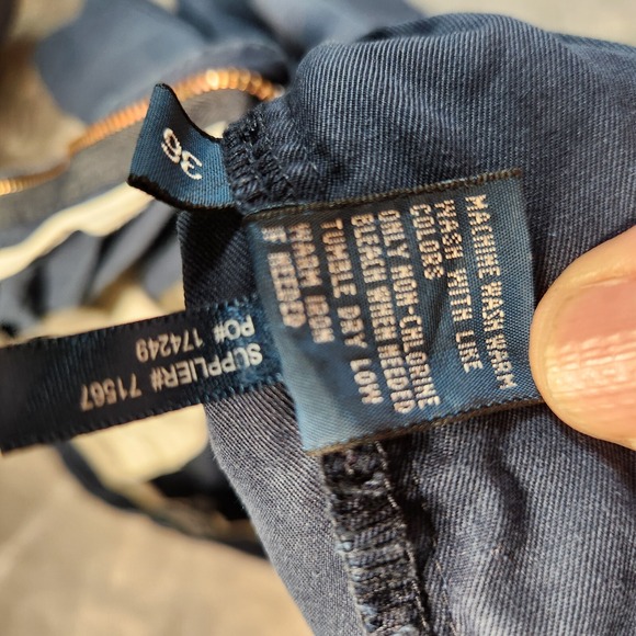 Polo Ralph Lauren Tyler Short Men's 36X9 Blue Chino Pleated Golf Beach - Picture 10 of 15